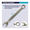 Eclipse Professional Tools ERWFLEX7PS 7 Piece Flexible Head Combination Ratchet Wrench Set