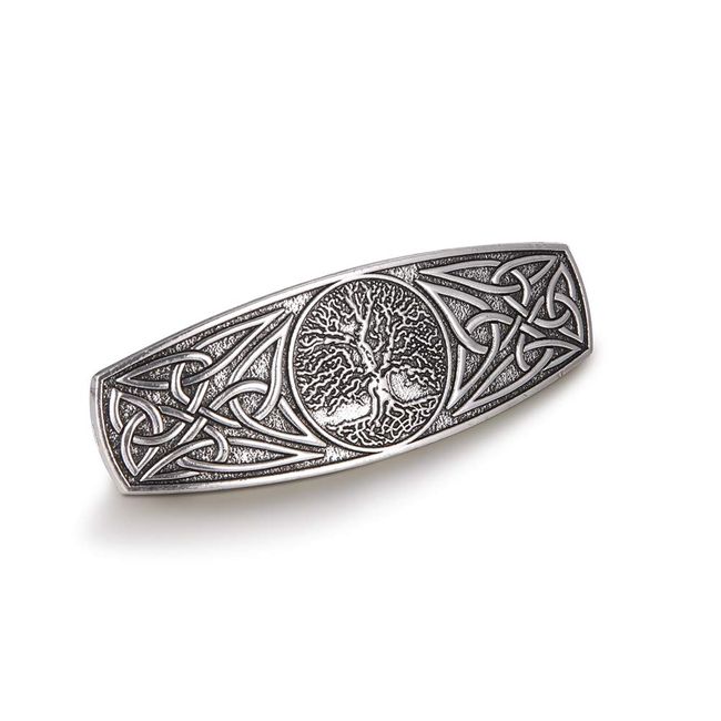 TEAMER Fashion Vintage Celtic Knot Hair Clip Metal Barrettes Hair Accessories Pattern Engraved Headwear Styling Gifts for Women