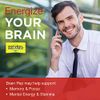 Natural Balance Brain Pep | Brain Function Supplement with Ginkgo Biloba, Kola Nut | Helps Support Improved Memory, Focus & Mental Clarity | 60 Capsules