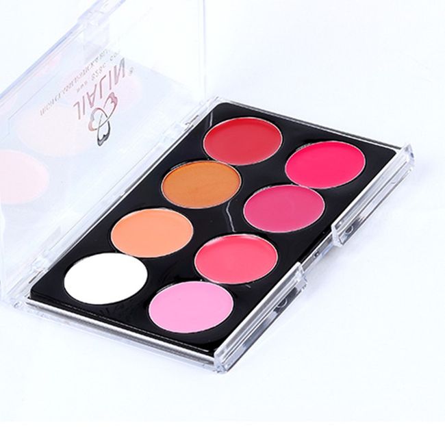 Makeup Lipstick Palette Red 15915-8 1 Piece 8 Colors