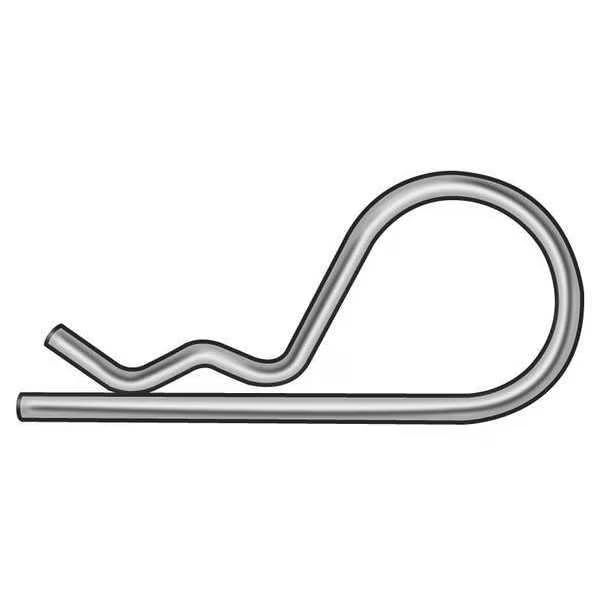 Cotter Pin, Hairpin, 1/4" Dx5 L, PK10
