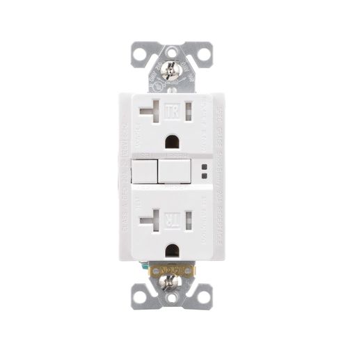 Eaton GFCI Self-Test 20A -125V Tamper Resistant Duplex Receptacle (3-Pack), White