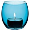 LSA International Coro Tealight Holder 6.5 cm, Lagoon Assorted, Blue
