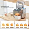 Bread Maker Machine with 15 Menu Options + 3 Crust Colors, 2 Lbs Bread Machine w
