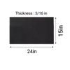 2pc Air Conditioner Filter Polyurethane   Foam Washable& Reusable Cut To Fit