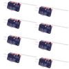 CESFONJER 8 PCS V-153-1C25 Micro Limit Switch Long Hinge Roller Momentary Cherry Push Button SPDT Snap Action, Ideal for Appliances, Electronics