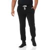 Southpole Men's Basic Active Fleece Jogger Pants, Black, XS