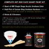 HOT ROD FLATZ Royal Maroon Quart Kit URETHANE Flat Auto Car Paint Kit
