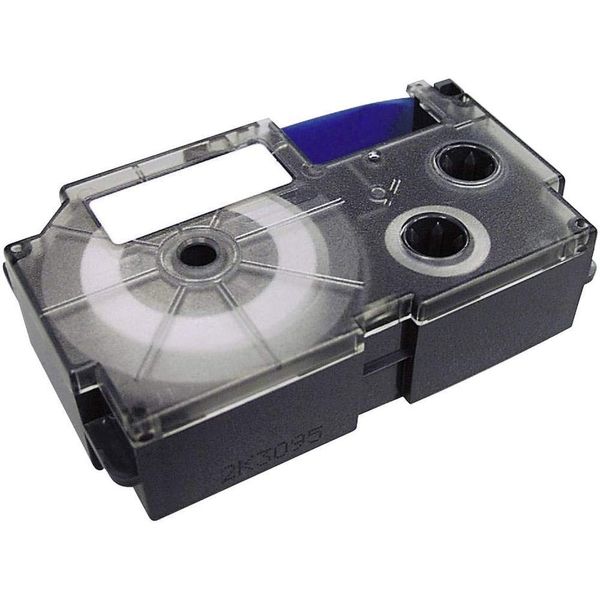 Casio EZ-Label Printer XR-18X1 Schriftband selbsthaftend 18 mm x 8,0 m schwarz auf transparent