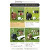 Zesty Golf Ball Case, Functional Player Golf Ball Pouch Golf Equipment Green Fork (Brown, Regular)