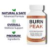 (6 Pack) Burn Peak for Advanced Weight Loss, BurnPeak Fat-Burner Formula