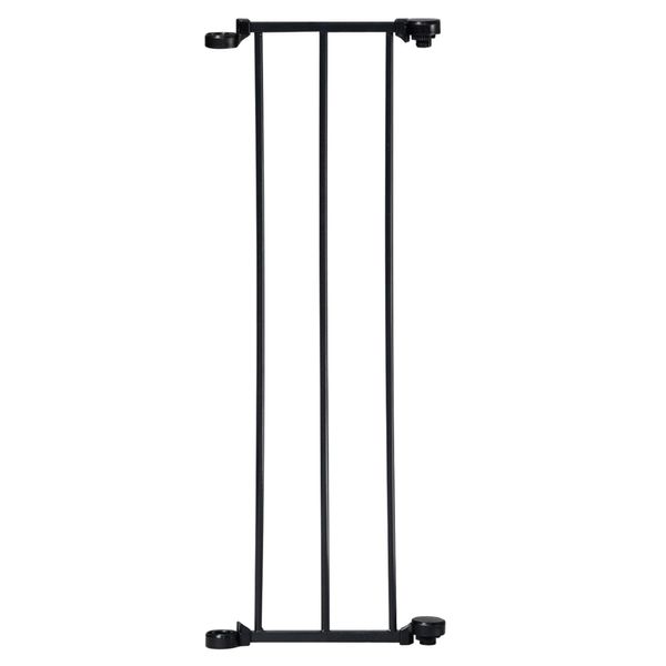 KidCo Hearth Gate Extensions Baby Gate Extension Kit - Stress Free (Black, 9")