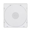 5.2mm Durable CD Case Holder Slim Single Clear PP Poly Plastic Cases 10 Pack