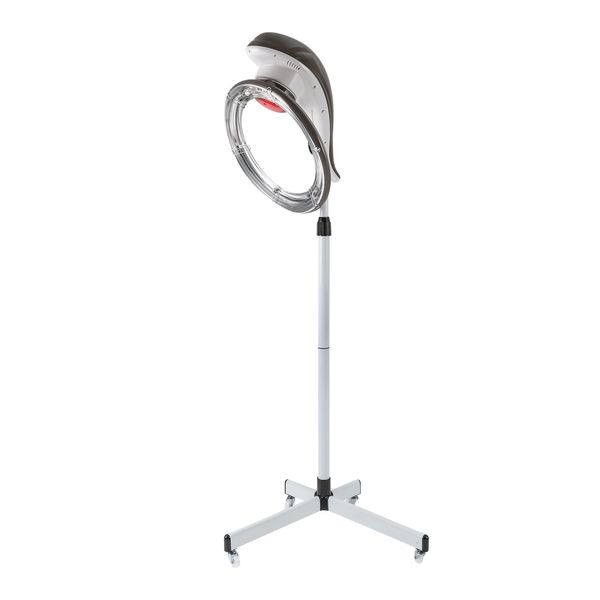 Professional Hairdryer Stand Height & Angle Adjustable Standing Hair Dryer Orbiting Rotating Hair Processor Salon Hair Dryer for Beauty Salon Equipment Home Spa (Grey)