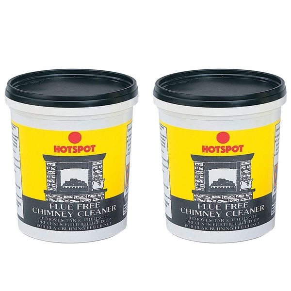 2 x Hotspot Flue Free Chimney Cleaner