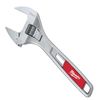 Milwaukee 48227508 8" Wide Jaw Adjustable Wrench - Silver