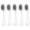 Replacement Toothbrush Heads with Covers for Burst (5 Count, White)