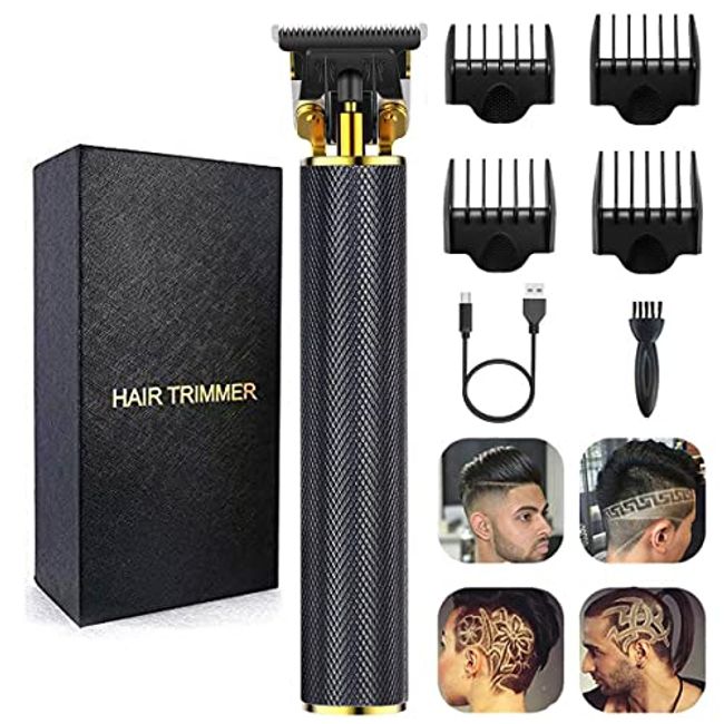 [Lime] Frascio Professional Hair Clipper Hair Gap Cordless Trimmer Haircut and Grooming Kit USB Rechargeable Gold for Men