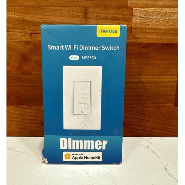 meross Smart Dimmer Switch Single Pole Supports Apple / HomeKit / Alexa (MSS560)