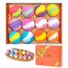 TTRWIN Bath Bombs, 12 Organic & Natural Handcrafted Bubble Bath Gift Set