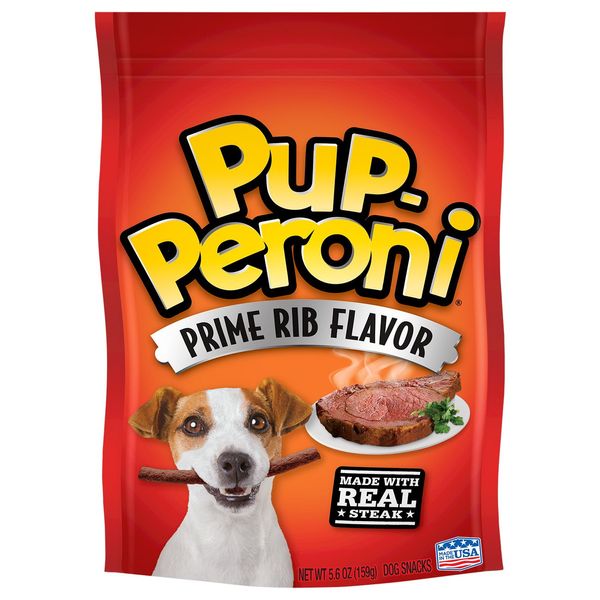 Pup-Peroni Prime Rib Flavor Dog Treats, 5.6 Ounce