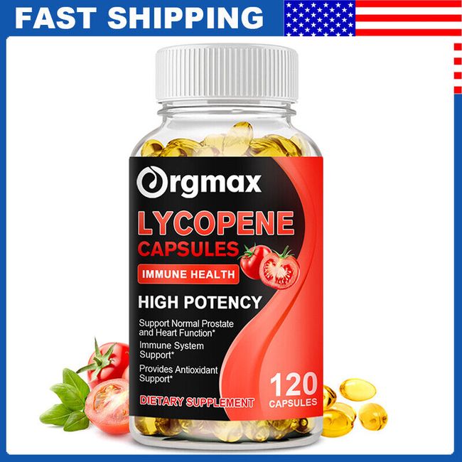 Lycopene Capsules High Protency Antioxidant & Prostate Health Support Capsules