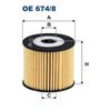 Filtron OE 674/8 Oil Filter
