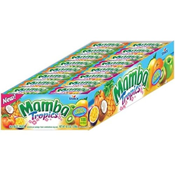 Storck Mamba Tropics Chews 0.88 oz, 48 Packs