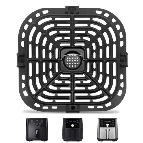 Air Fryer Replacement Tray for Instant Pot Vortex 6 in 1 6 QT Gourmia GAF685 GAF735 6 QT Air Fryer, Original Air Fryer Accessories Grill Pan Plate Crisper Plate Rack Parts,Dishwasher Safe