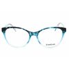 Bebe Women's Eyeglasses Blue Gradient Zylonite Full Rim Round Frame BB5195 424