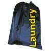Kleiber Laundry Bag with Draw String Closure, Black, Fabric, 55 x 70 cm