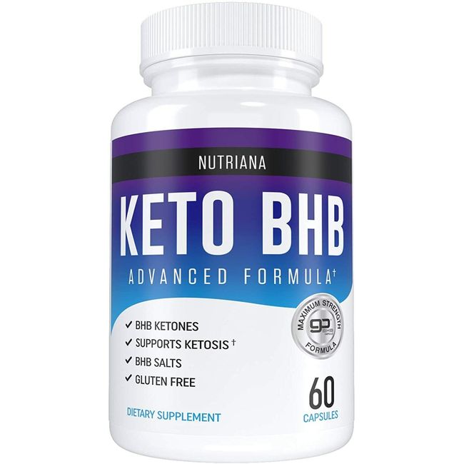 Nutriana Keto Diet Pills - Ketogenic Complete Keto Pills for Women and Men