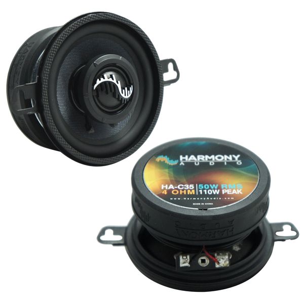 Harmony Audio Compatible with Volvo S40 2000-2004 Front Dash Replacement Speaker Harmony HA-C35 Premium Speakers