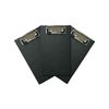 Pack of 3 A6 Black Mini Pocket Clipboards