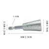 3 PCS Wire Twister Tool for Drill，Wire Nut Twister for Electrical Power Drill Drivers
