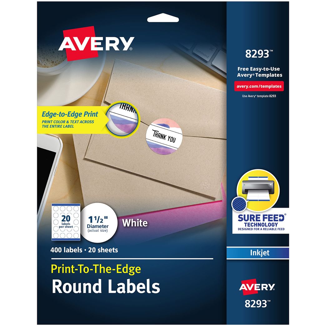 Avery Printable Business Cards, Inkjet Printers, 90 Cards, 2 x 3.5, Clean  Edge, Heavyweight (28878)