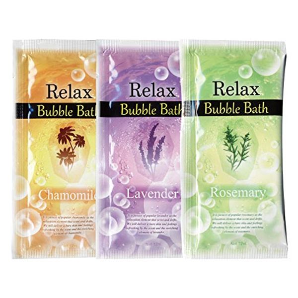 Relax Bubble Bath, 3 Types, 150 Count