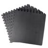 6PCS High Density EVA Foam Interlocking Floor Mat Gym Mat Puzzle Locking 1/2''