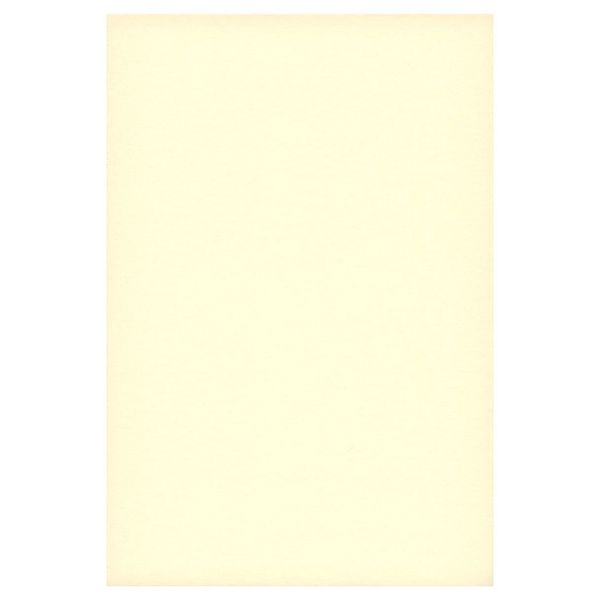 Message Card Postcards Size [Cream] wa60d