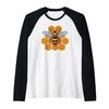 BEE HIVE Beekeeper Bees Meme Raglan Baseball Tee