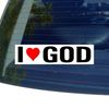 GRAPHICS & MORE I Love Heart GOD - Window Bumper Sticker