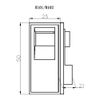Knightsbridge NETBTMWH Telephone Master Outlet, ABS, White