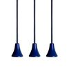 Bathroom Light Pull Cord and Handle, Navy Blue String, Acorn and Connector. Pack Of Three.