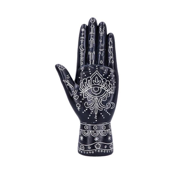 Nemesis Now U4798P9 Hamsa-Hand, 22,5 cm, Schwarz, Einheitsgröße