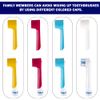 ibrush 4 Pieces Colorful Toothbrush Replacement Head Protecting Cover Compatible with Oral-B Electric Toothbrush