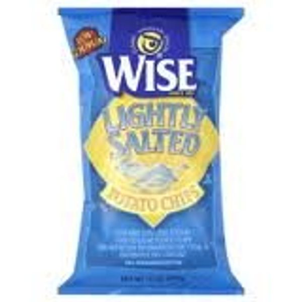 Wise Ridgie Potato Chips 12 Pack Bags (Lightly Salted, 6.75 OZ)