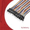 AZDelivery Jumper Wire Cable 40 pcs M2M compatible with Arduino and Raspberry Pi including E-Book!