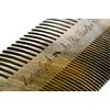 Sandalwood Beard Comb for Men - Handmade Beard & Mustache Comb - Premium Wooden Comb - Men's Comb with Fine & Wide Tooth - Small Pocket Size Wood Comb in PU Leather Case by Hunter Jack