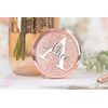 Rose Gold Personalised Initial & Name Pocket Mirror, Hen Party Gift