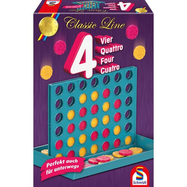 Schmidt Games, 49403 Four, Classic Line, Multi-Coloured